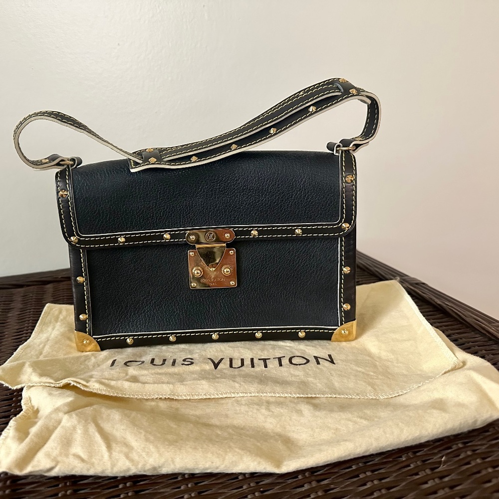Lous Vuitton Black Suhali L’Aimable Bag